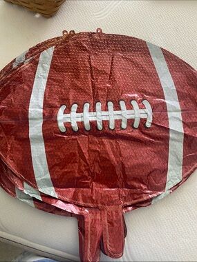 6 Football Foil Mylar Balloon - Home Party Supplies